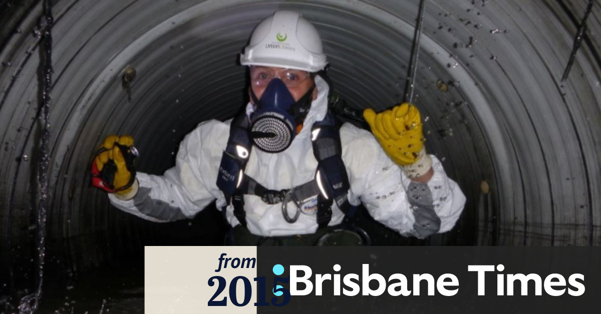 Time tunnel Brisbane's oldest sewer pipe a "gift" from 1915